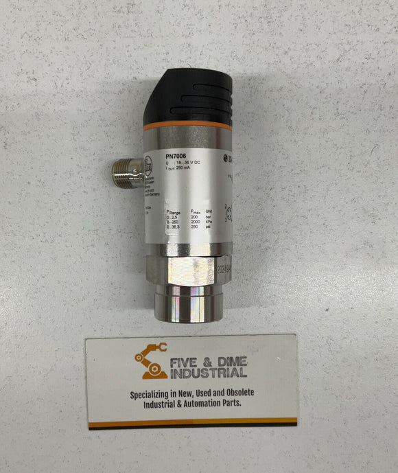 IFM Efector PN7006 Pressure Sensor G1/4 18-36 VDC
