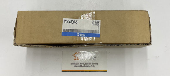 SMC VQC4600-51 Solenoid Valve 5-Part 24 VDC