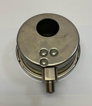 McDaniel Controls  A100 4'' (4.4 overall)  316SS  100  Psi Gauge  1/4 Male Nnp-5