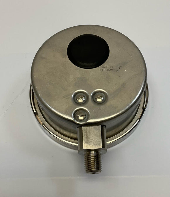 McDaniel Controls  A100 4'' (4.4 overall)  316SS  100  Psi Gauge  1/4 Male Nnp