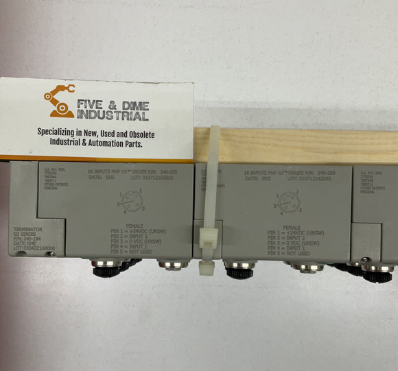 Numatics AK3BH00004NMUF 8 Bank Ethernet Manifold
