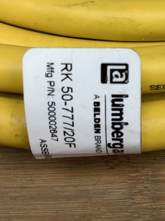 Lumberg RK 50-777/20F Cable Cordset