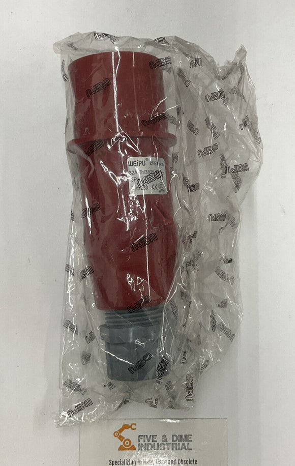Weipu Type 283 Industrial Plug. 3P Ground