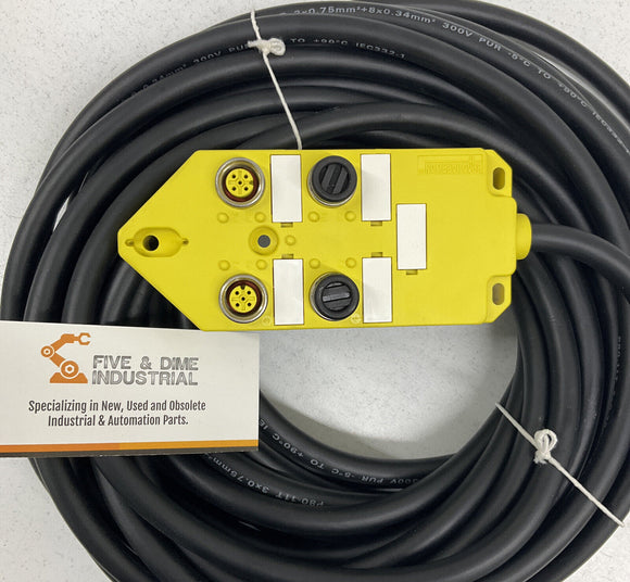 Brad Harrison BTY4050-FBP-10 Micro-Change Molded Junction Box, 4 Ports 10M