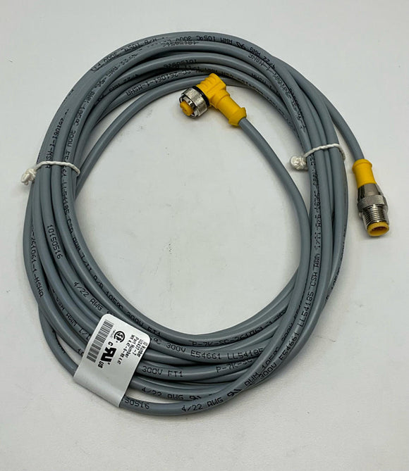 Turck WK4.4T-6-RS-4.4T Cable Female Straight Male U2437-7 4-Pole, 4-Wire 90°