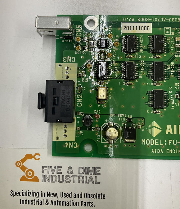 Aida Engineering FU-A2 PT-0238 AC701-R002 Encoder Pcb