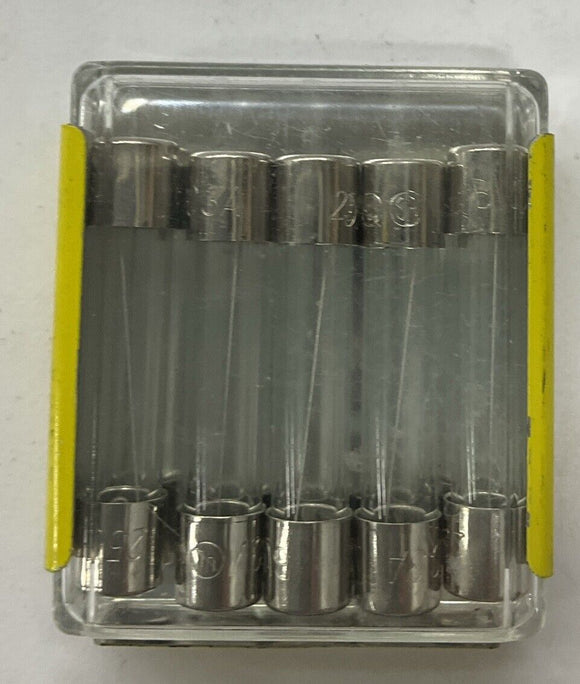Bussmann AGC-3 Buss Glass Fuses 3A 250VAC 5-Pack
