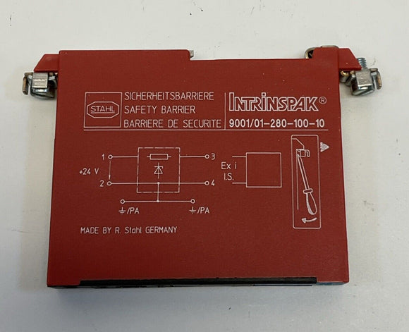 Stahl 9001/01-280-100-10 Intrinspak Safety Barrier