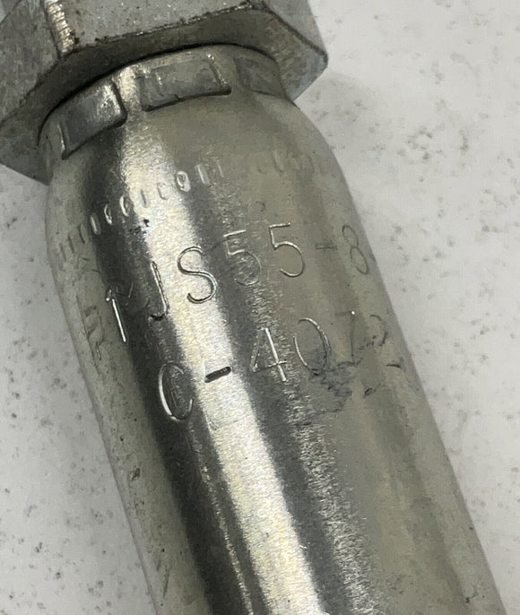 Parker 1JS55-8-6 Parflex 55 Series Hose End Steel Flat Face