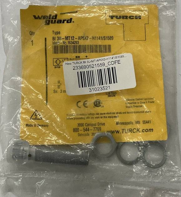 Turck BI 3U-MT-AP6X2-H1141/S1589 Proximity Sensor Switch