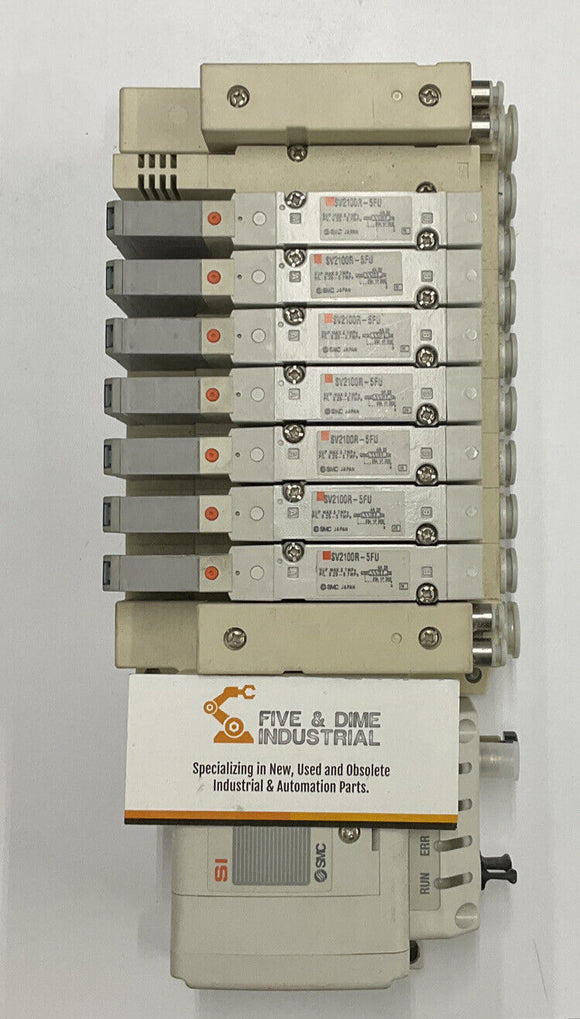 SMC EX250-SBI1-X41 Manifold SI-Unit 8 Slot with 7 Valves