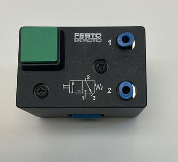 Festo 152860 3/2-Way Valve with Push Button, Normally Closed - 0