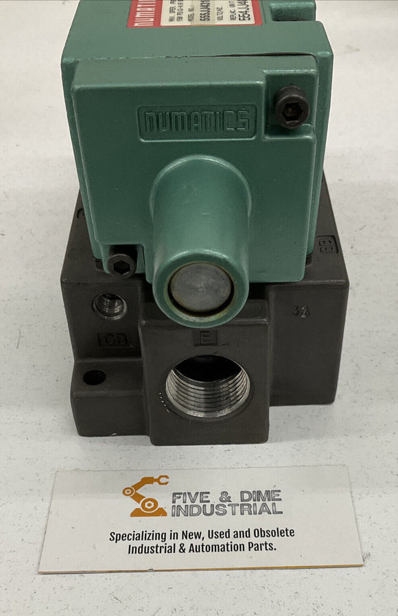 Numatics 554JJ431O000000 Air-Pilot Valve w/ Brace
