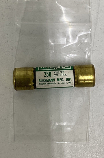 Bussmann Buss Lot of (2) NON20 20 Amp  One Time Fuse  250V - 0