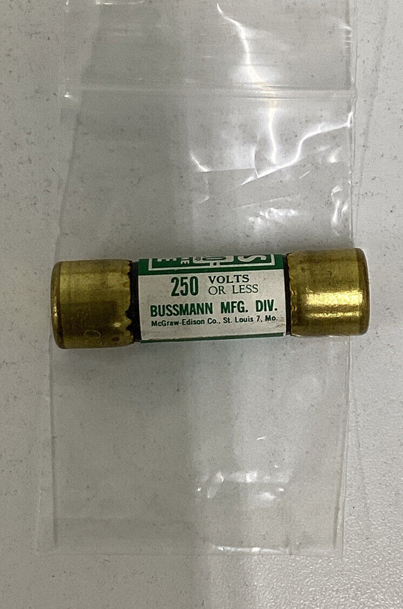 Bussmann Buss Lot of (2) NON20 20 Amp  One Time Fuse  250V