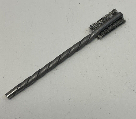 Osborn 35021 Tube Brush 12-Pack .003" Wire 1/4", Diameter Steel 3/32" Stem