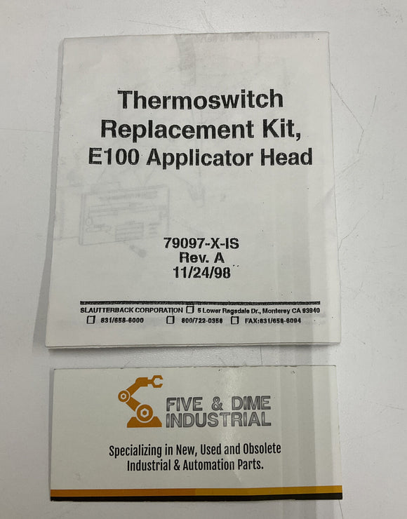 Slautterback Thermoswitch E100 Applicator Head 7907-X78