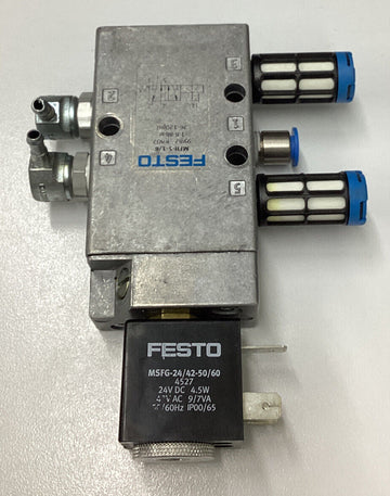 Festo MFH-5-1/8 Solenoid Valve 24vDC - 0