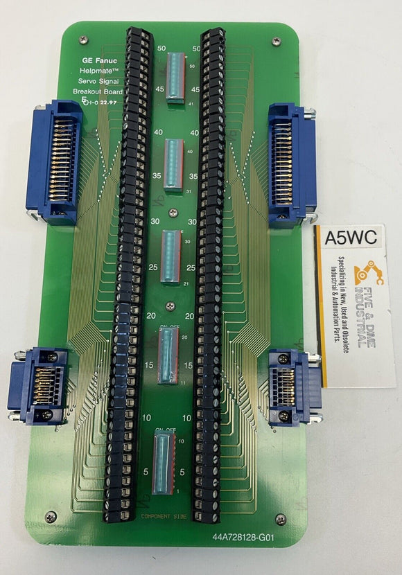 Fanuc 44A728128-G01 Helpmate Servo Signal Breakout Box