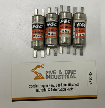 GEC NIT-16 Lot of 4 16 Amp Fuses HRC Fuses