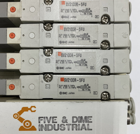 SMC EX250-SBI1-X41 Manifold SI-Unit 8 Slot with 7 Valves