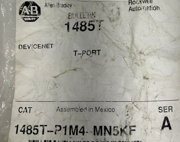 Allen Bradley 1485T-P1M4-MN5KF Series A Devicenet T-Port - 0