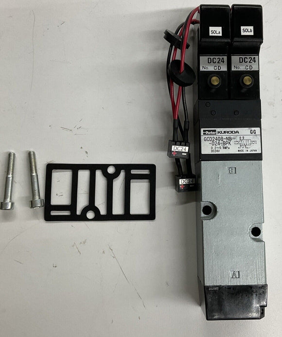 Parker Kuroda GCD2408-NB-D24-BPK Solenoid Valve