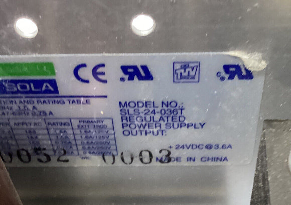 Sola  SLS-24-036T  24VDC Power Supply