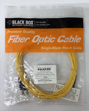 Black Box EFP310-010M-STMT Single-Mode Fiber Optic Cable 10-Meters