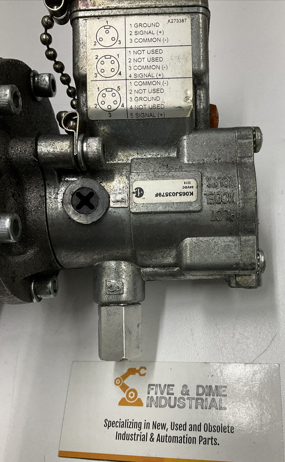 Parker K065J03579F Solenoid Valve 24 VDC N3556J04579F 3-Way Valve 140 PSIG