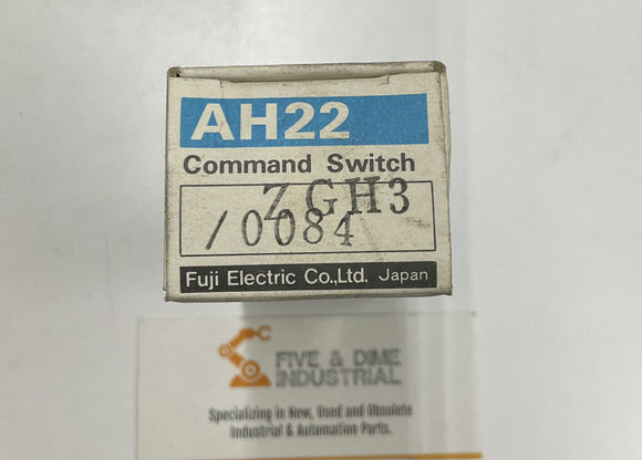 Fuji Electric AH22 ZGH3 0084 Green Command Switch