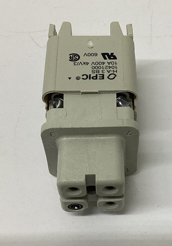Lapp Epic 10.4210 / HA-3-BS Female 4-Pin Square Plug