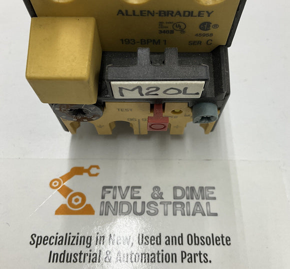 Allen Bradley 193-BSB22 Ser. B Overload Relay 1.5-2.3A w/ 193-BPM1 Adapter