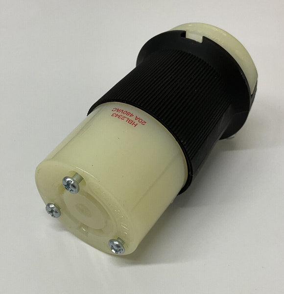 Hubble HBL2343 Twist Lock Connector 20A 480 Vac
