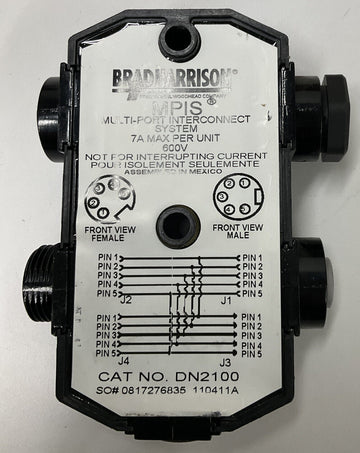 Brad Harrison DN2100 Multi Port Interconnect 7A Max Per Unit - 0