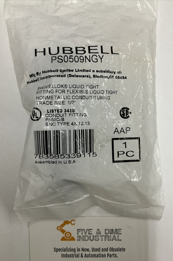 Hubbell / Swivellok PS0509NGY Liquid Tight Conduit