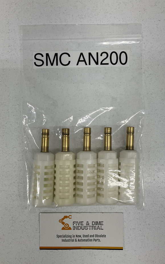 SMC AN200  Pneumatic Muffler Silencer/4" NPT Lot of 5