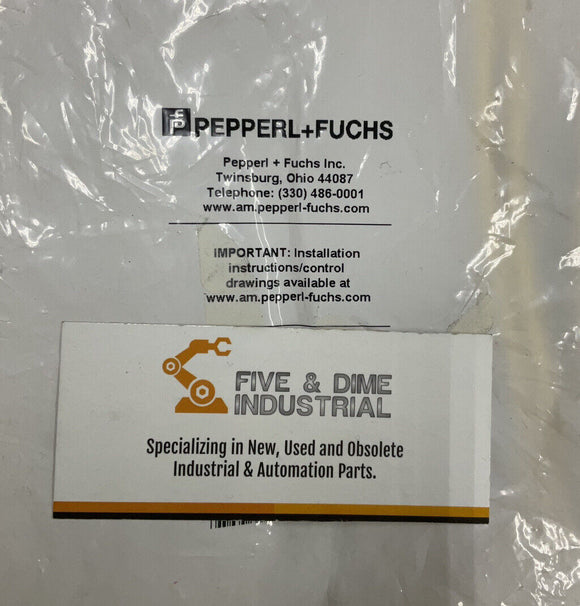 Pepperl  Fuchs V1-W-YE2M-PVC 4-Pin 90 Degree Female Cordset