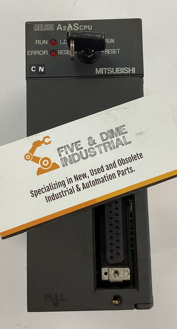 Mitsubishi A2ASCPU CPU PLC, 14k Step Processor w/ Key