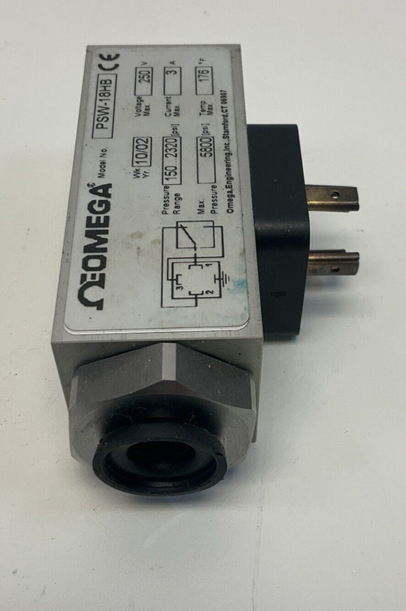 Omega PSW-18HB Pressure Switch 150-2320 PSI