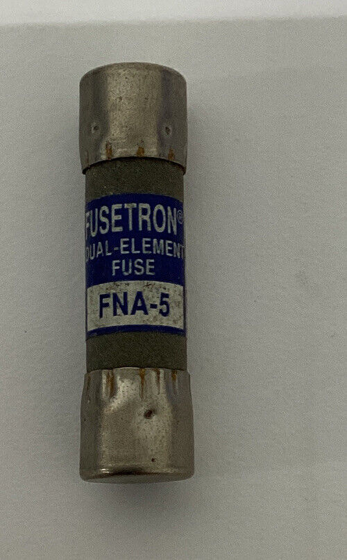 Bussmann Fusetron FNA-5 Fuses  5-Amp  125V. Lot of (5).