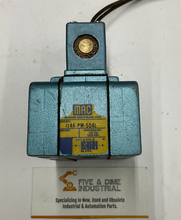 Mac 914A-PM-504GA Solenoid Valve 25-150 Psi