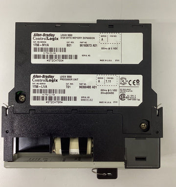 Allen Bradley 1756-L1/A Processor w/ 1756-M1/A Memory FW 7.11