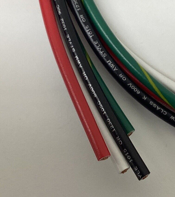 Mencom MINH-4MR-1M  7/8'' Male 4-Pole Receptacle 1-Meter