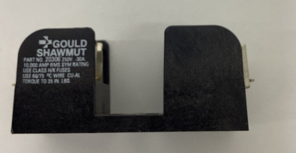 Gould Shawmut 20306 New Class H/K Fuse Holders Lot of 3