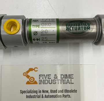 Numatics OMO-20-25 Actuator Cylinder 10-Bar 25mm Stroke - 0