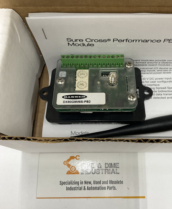 Banner DX80G9M6S-PB2 SureCross Gateway Module