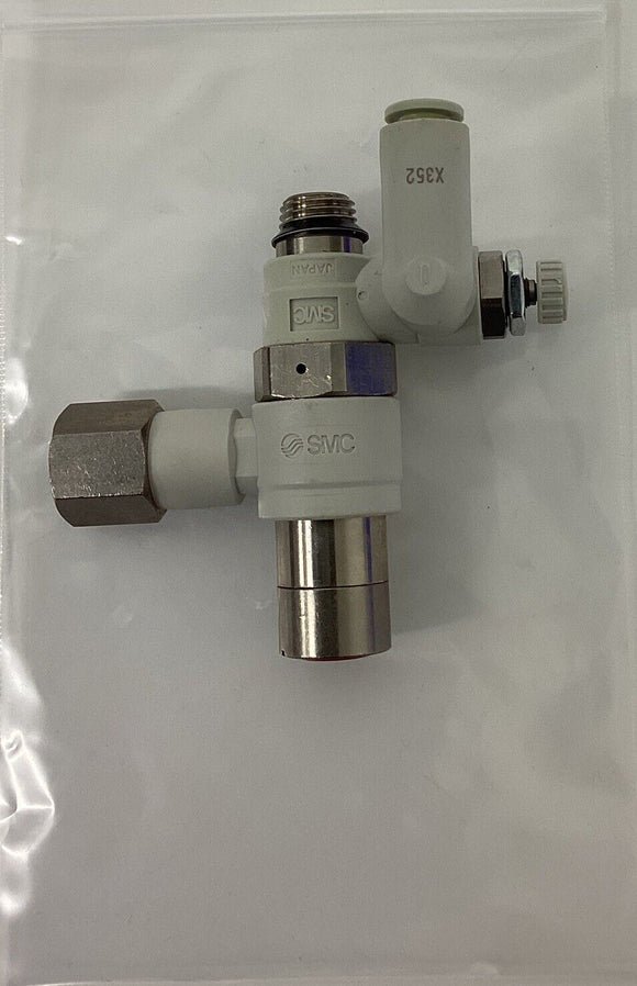 SMC ASP430F-U02-06-X352 Flow Control w/ Check Valve Fitting