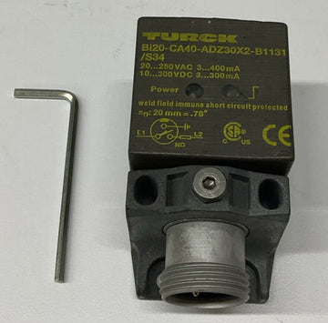 Turck Bi20-CA40-ADZ30X2-B1131/S34 Weld Immune Sensor - 0