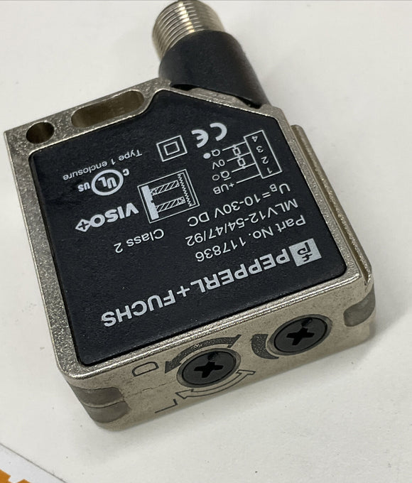 Pepperl Fuchs 117836 Sensor MLV12-54/47/92 10-30 VDC